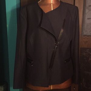 ✨ Tahari Arthur S. Levine Denim Blue Suit NWT